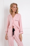 Брючная пижама вискозная розовая Charlotte