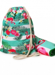 

	Набор рюкзак и полотенце
	
 Flamingo Флоранж