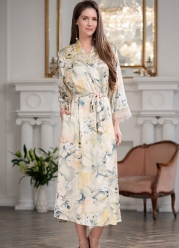 

	Lucianna длинный халат
	
 Домашняя одежда на каждый день Флоранж