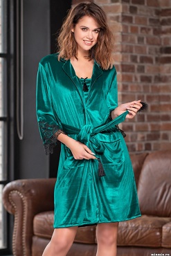 Emerald одежда для дома из бархата
